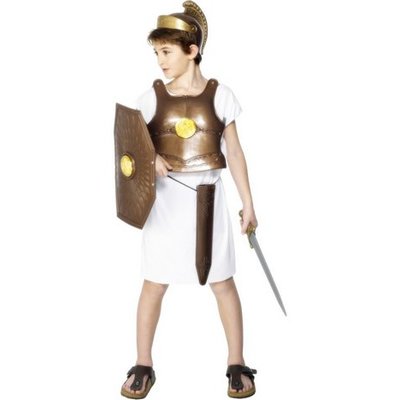 Romersk soldat rustning barn