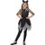 Deluxe Midnight katt barn maskeraddrkt