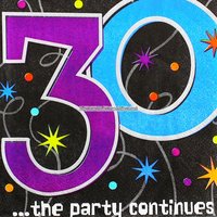 Kaffeservetter till 30-�rsdagen - The party continues 3-lagers - 16 st