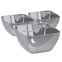 Små djupa plasttallrikar - silver 71 ml - 30 st Små djupa plasttallrikar - silver 71 ml - 30 st
