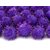 Plyschbollar med glitter - Violett 20 st