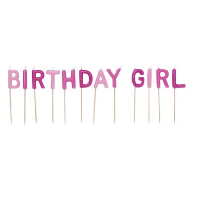Birthday girl trtljus - 12 st