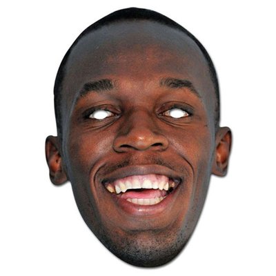 Usain Bolt ansiktsmask