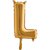 Bokstavsballong - L Guld 35 cm