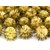 Plyschbollar med glitter - Gula 20 st