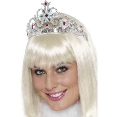 Tiara delsten blommor