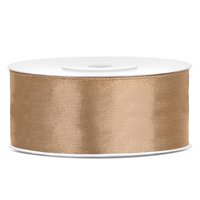 Dubbelsidigt satinband - Flera olika färger 25 mm x 25 m Dubbelsidigt satinband - Flera olika färger 25 mm x 25 m