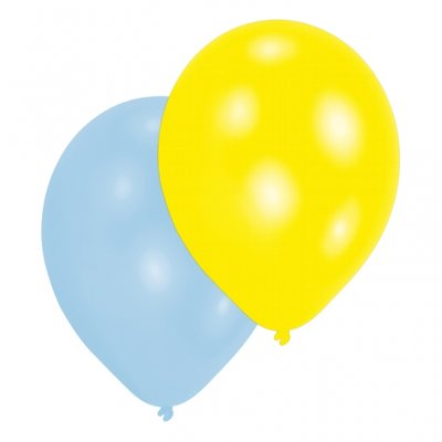 Blandade ballonger - frger - 28 cm pearl latex - 10 st