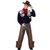 Cowboy maskeraddräkt brun - Medium