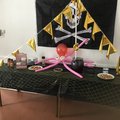 Ett piratskepp med kakor och glassbuffe