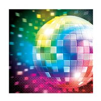70-tals Discofeber Servetter - 2-lagers Pappersservetter - 16 st 70-tals Discofeber Servetter - 2-lagers Pappersservetter - 16 st