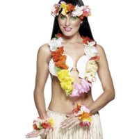 Hawaii-girlang set - multifärgat