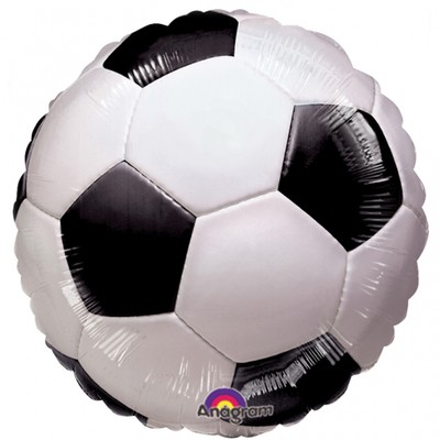 Fotboll folieballong - 46 cm