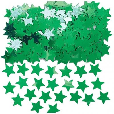 Stardust konfetti till bord/inbjudningar - grön - 14 g