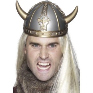 Vikingahjälm - små horn