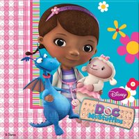 Doc McStuffins pappersservetter 2-lagers - 20 st Doc McStuffins pappersservetter 2-lagers - 20 st
