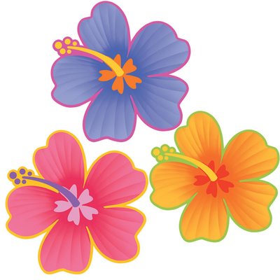 Stora Hibiskus blommor pappfigur