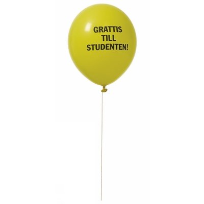 Studentballonger 8-p - Gul/bl