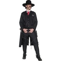 Autentisk Westernsheriff maskeraddräkt - Medium Autentisk Westernsheriff maskeraddräkt - Medium