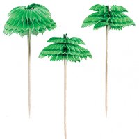 Palm dekorationer honeycomb-mönster - 12 st Palm dekorationer honeycomb-mönster - 12 st