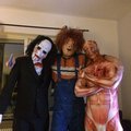 En riktigt rolig kväll :) Chucky mask