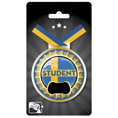 Medalj/kapsylppnare - Student