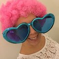 Superbra kvalitet! Jättenöjd! Neonrosa afroperuk