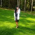 Handskar långa vit Handskar långa vit