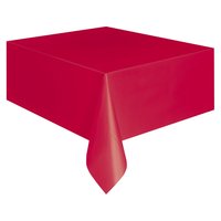 Bordsduk i plast - Röd