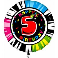 Folieballong - Happy Birthday Fem Animaloon 53 cm