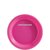 Rosa desserttallrikar - 17cm plast - 20 st