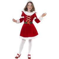 Jultomte maskeraddräkt liten tjej Jultomte maskeraddräkt liten tjej