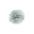 Pompom - Silver 25 cm
