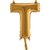 Bokstavsballong - T Guld 35 cm