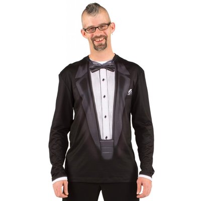 Svart smoking t-shirt