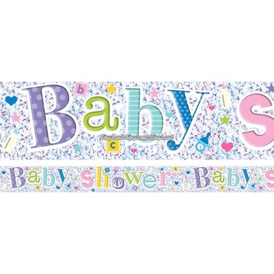 Baby shower banderoll