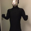 Jag och min kille bestllde tv morph till halloween. Vi kpte ven en mask fr att bli lite lskigare. Morphen r jttebra om man vill vara lite anonym eller fr att kl ut sig. Rekommenderar!