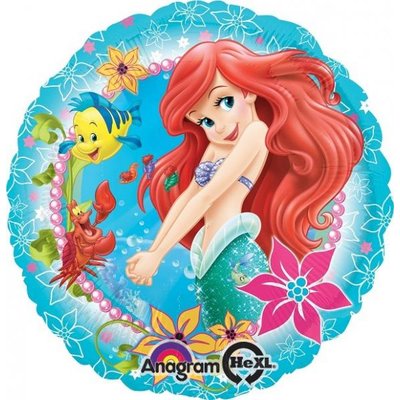 Folieballong - Ariel Under The Sea 45cm
