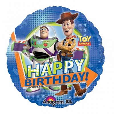 Folieballong - Toy Story Happy Birthday! 45 cm