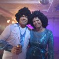 På disco hos Maud och Kent Discodrottning maskeraddräkt - Turkos