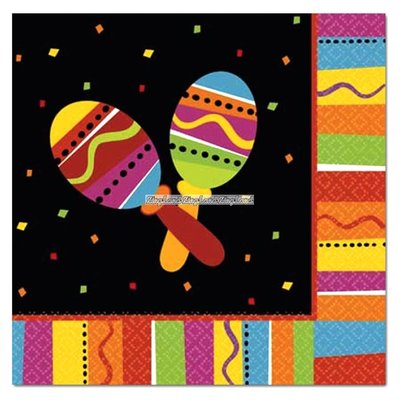 Fiesta Party pappersservetter 33cm - 16 st