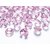 Diamantkonfetti - Ljusrosa 20 mm 10 st