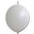Kedjeballonger - Vita 50-pack