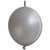 Kedjeballonger - Metallic Silver 10-pack