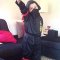 Ninja maskeraddräkt för barn Ninja maskeraddräkt för barn