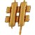 Teckenballong - # Hashtag Guld 35 cm