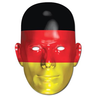 Ansiktsmask tyska flaggan