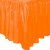 Orange bordskjol i plast - 73 cm x 426 cm