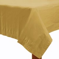 Guldfärgad bordsduk - 3-lagers papper 1.4m x 2.8m Guldfärgad bordsduk - 3-lagers papper 1.4m x 2.8m