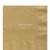 Guldfärgade 2-lagers lunchservetter 33 cm - 125 st